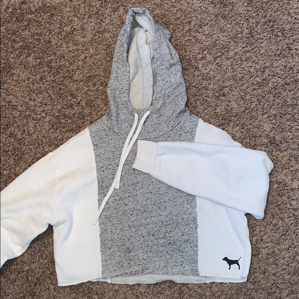 Cropped PINK hoodie